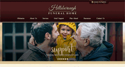 Desktop Screenshot of hillsboroughfuneralhome.com